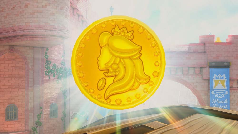 Mario Kart World Peach Medallion