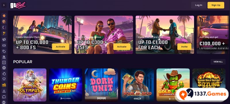 GTbet Screenshot