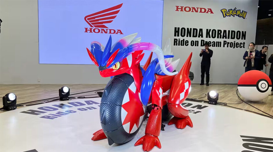 Van videogame naar de garage: Honda brengt legendarische Pokémon Koraidon tot leven
